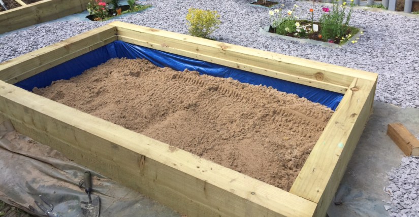 sandpit filled
